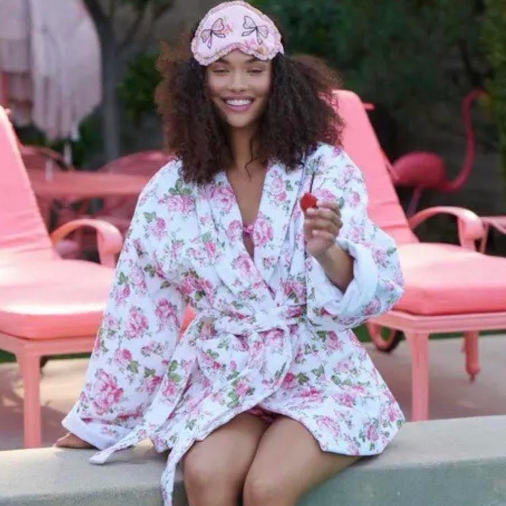 LoveShackFancy Peony Mini Garden Robe